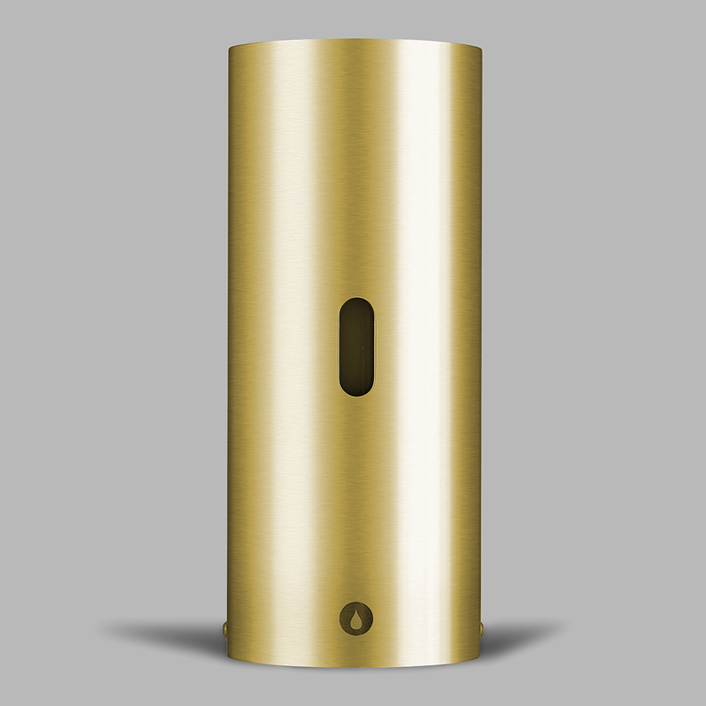 Touchless soap dispenser brass look Knud Holscher collection d line